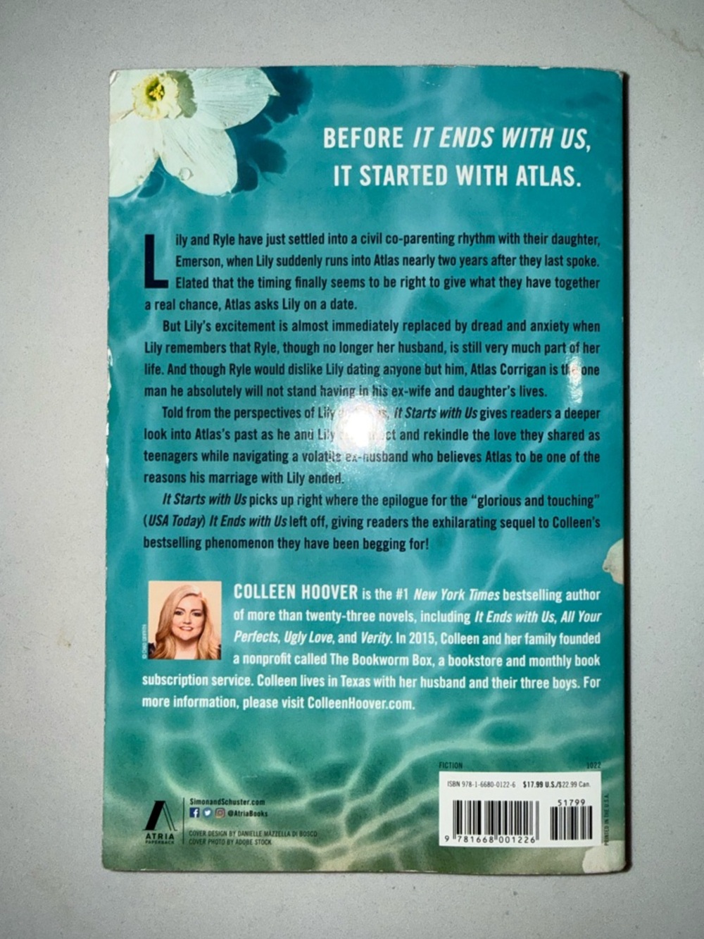 It Starts With Us by Colleen Hoover - Picture 2 of 3